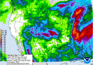 rain forecast for next week