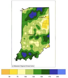 map of july precipitation