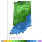 map of rainfall after hurricane