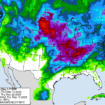 forecasted rainfall in the US