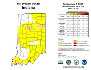 dry conditions to continue