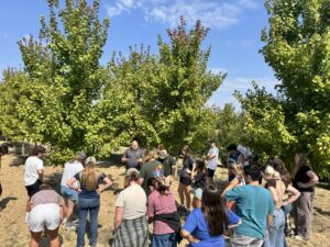 Students at Schneider's Nursery