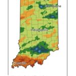 Figure 2. Accumulated precipitation departure (inches) for April 7 – May 6, 2026. Based on PRISM data.