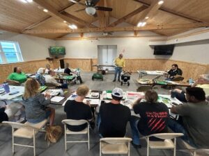 Figure 1 Fertilizer training: Photos by Geoff Schortgen 